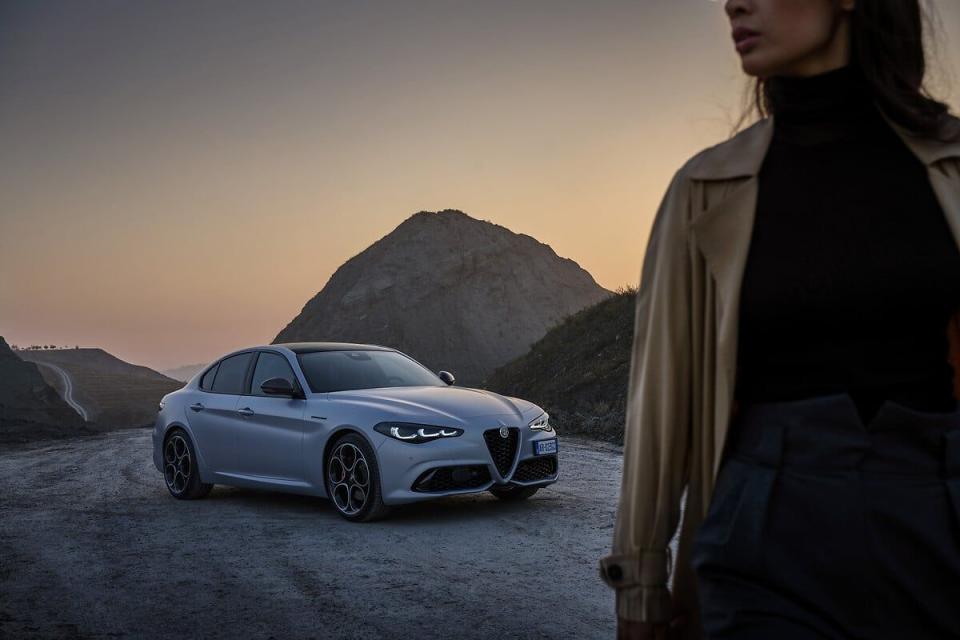 <p>When it comes to joyful road manners and grin-inducing thrills, few sport sedans can top the <a href="https://www.caranddriver.com/alfa-romeo/giulia" rel="nofollow noopener" target="_blank" data-ylk="slk:2023 Alfa Romeo Giulia;elm:context_link;itc:0;sec:content-canvas" class="link ">2023 Alfa Romeo Giulia</a>. Its turbocharged four-cylinder coupled with exceptional handling connects driver and road seamlessly. The interior, while not as posh as some of its counterparts, is equipped with a generous list of standard and optional equipment, all while wearing fine Italian couture.</p>