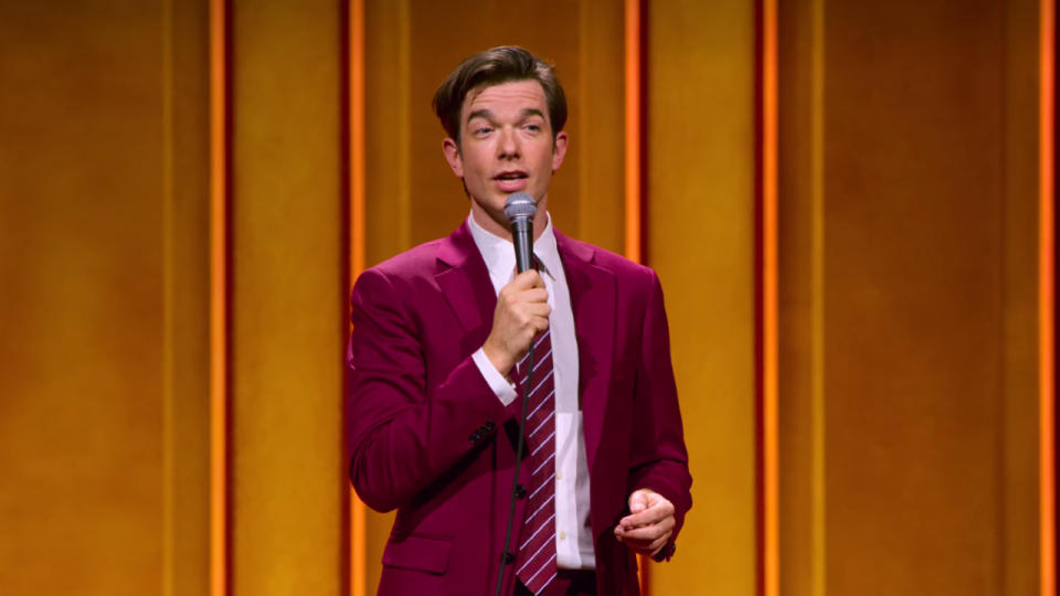 John Mulaney on stage in John Mulaney: Baby J