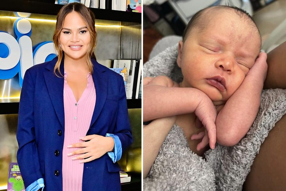 Chrissy Teigen Shares First Close-Up Shot of Baby Esti