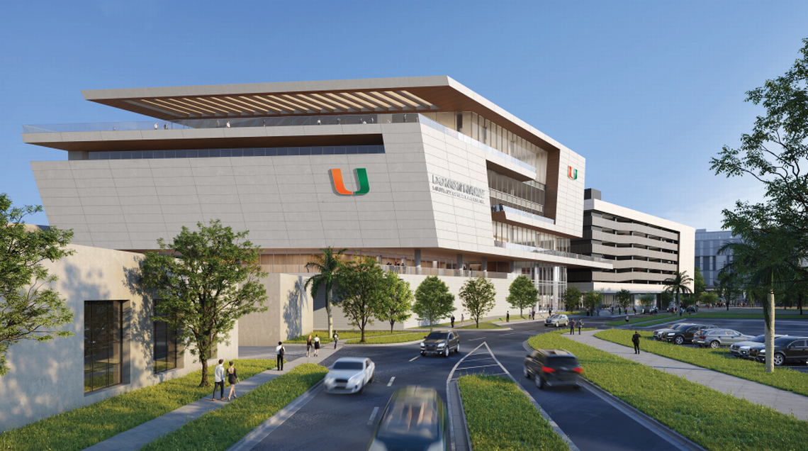UM’s plans for new “Football Operations Center and Garage” project