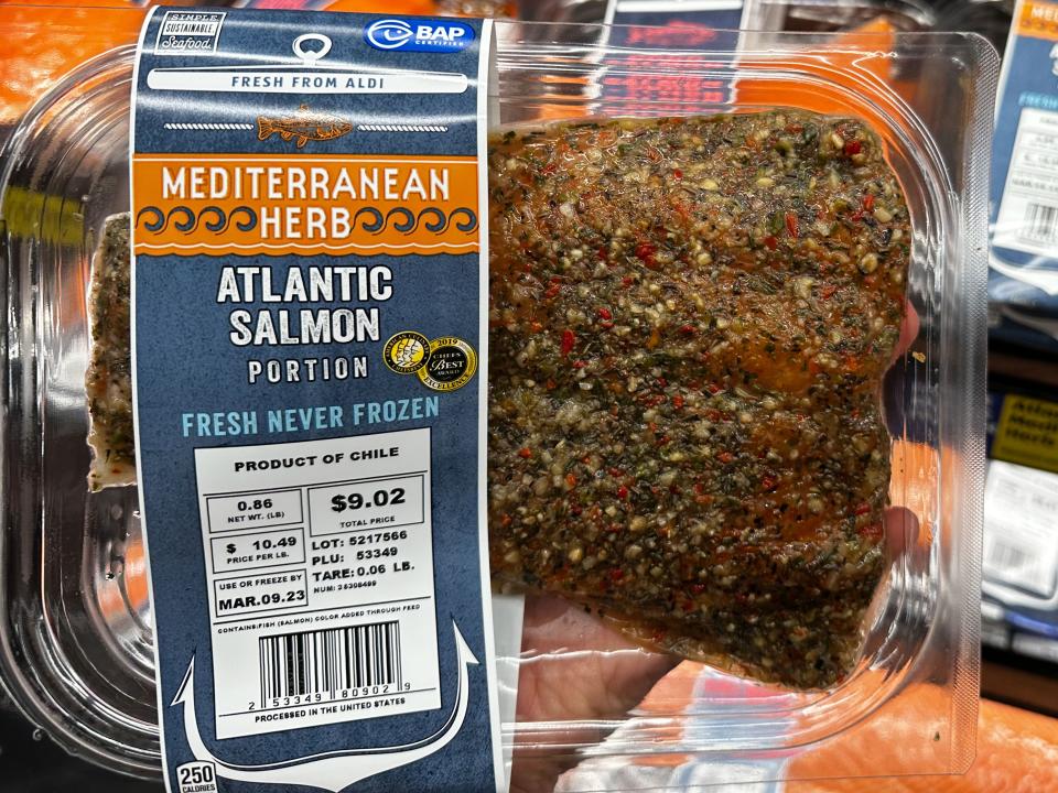 Aldi atlantic salmon