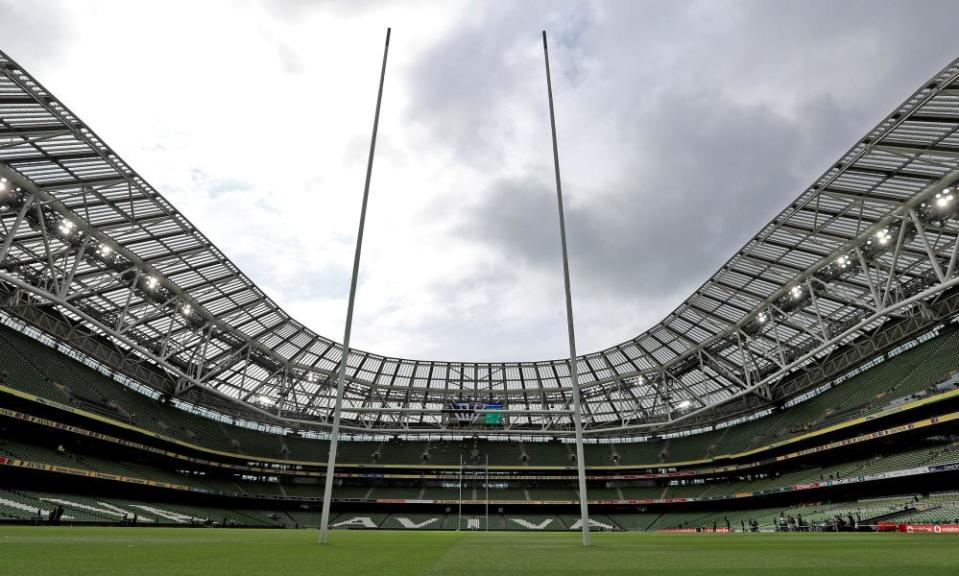 The Aviva Stadium, Dublin.