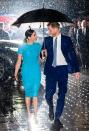 <p>When Meghan Markle returned to the spotlight at the Endeavour Fund Awards in London, after weeks of staying out of the public eye, one photo seemed to channel the spirit of the evening. This picture of the Sussexes in the rain is already being called "iconic" for how it captured the mood of their farewell tour of the UK. </p><p><strong><a href="https://www.townandcountrymag.com/society/tradition/a31290415/meghan-markle-prince-harry-umbrella-photo-endeavour-fund-awards-interview/" rel="nofollow noopener" target="_blank" data-ylk="slk:Read the full story behind the photograph here.;elm:context_link;itc:0;sec:content-canvas" class="link ">Read the full story behind the photograph here.</a></strong></p>