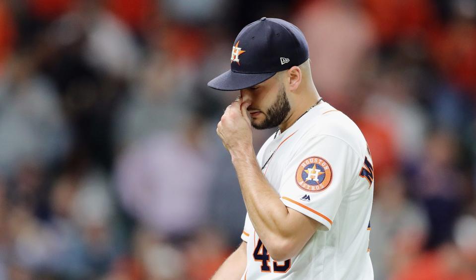 Astros starter Lance McCullers Jr. had Tommy John surgery, which will sideline him until 2020. (AP)