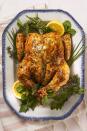 <p>You'll get plenty of leftovers out of this citrusy, lemon flavored roasted chicken.</p><p>Get the <a href="https://www.goodhousekeeping.com/food-recipes/healthy/a43668/lemony-herb-roast-chicken-recipe/" rel="nofollow noopener" target="_blank" data-ylk="slk:Lemony Herb Roast Chicken recipe;elm:context_link;itc:0;sec:content-canvas" class="link "><strong>Lemony Herb Roast Chicken recipe</strong></a>.  </p>