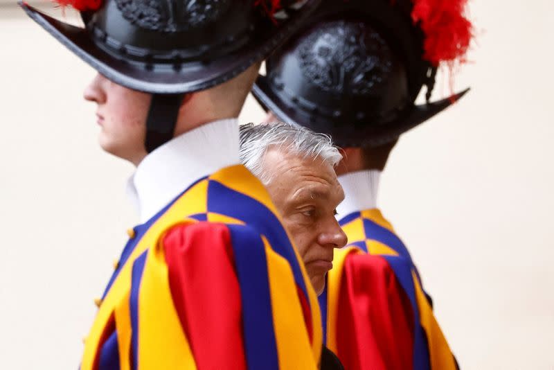 Pope Francis meets Hungarian PM Orban