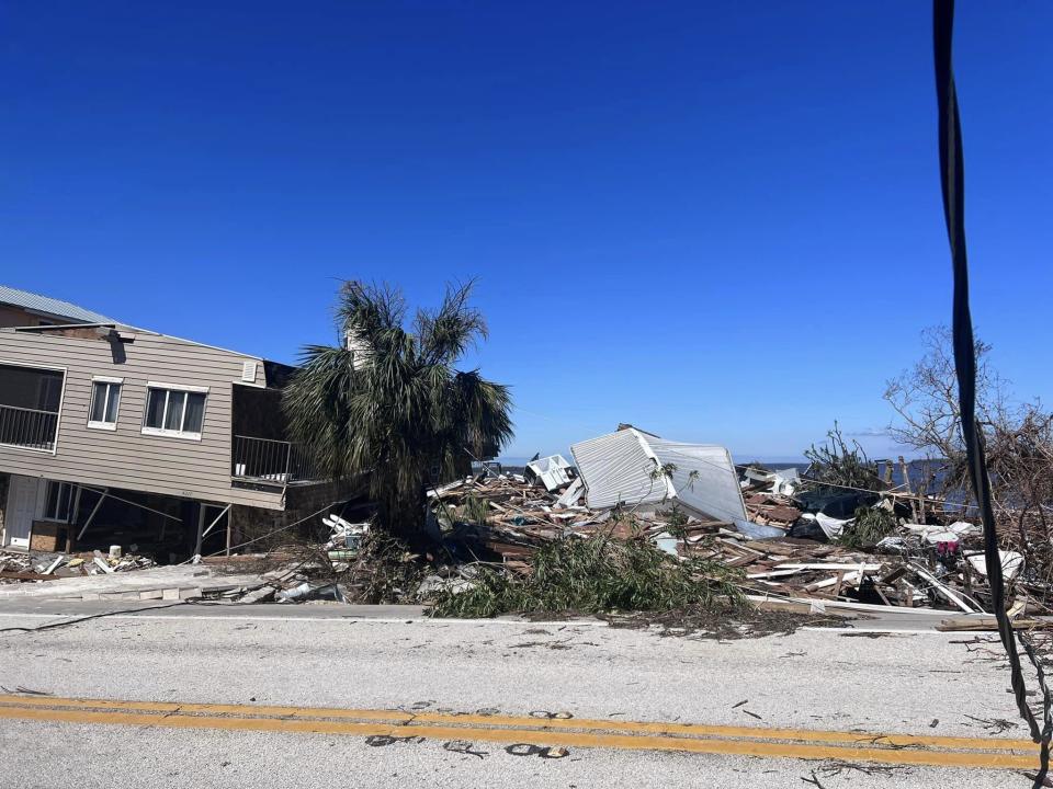 Destruction left by Hurricane Ian in Pine Island and Matlacha, Florida, on Sept. 30, 2022. / Credit: Lee County Sheriff's Office