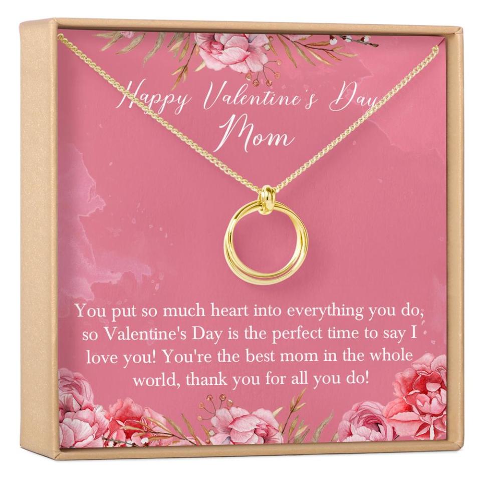 <p><a href="https://dearava.com/collections/all/products/valentines-day-gift-for-mom-necklace-0529-2stacc?sscid=11k6_7it87" rel="nofollow noopener" target="_blank" data-ylk="slk:Shop Now;elm:context_link;itc:0;sec:content-canvas" class="link ">Shop Now</a></p><p>Valentine's Day Gift for Mom Necklace</p><p>dearava.com</p><p>$25.00</p><span class="copyright">Dear Ava</span>