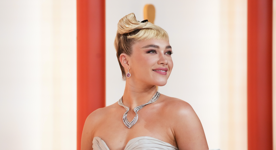 Florence Pugh attends the 95th Annual Academy Awards on March 12, 2023 in Hollywood, California