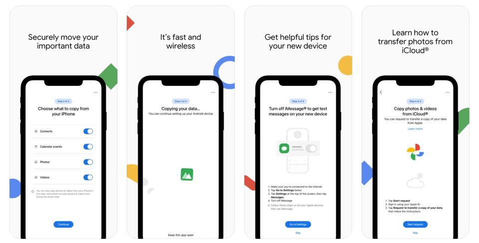 Google's 'Switch to Android' app is finally available on iOS