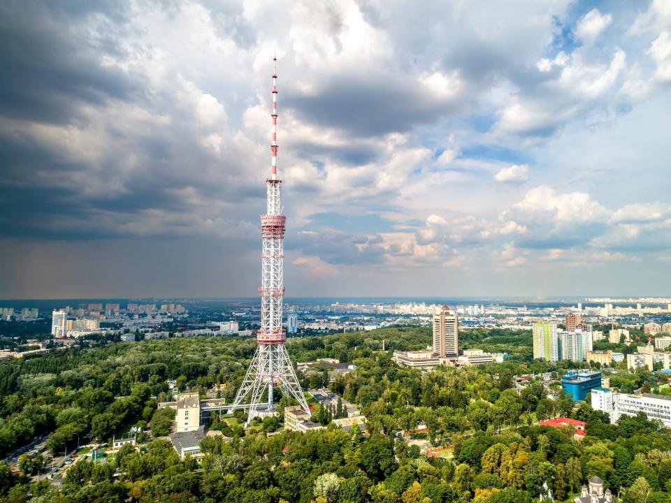 Kiev TV Tower in Ukraine