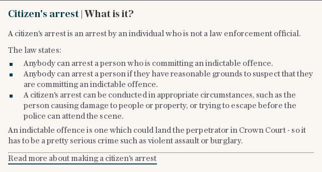 Citizens arrest | What is it?