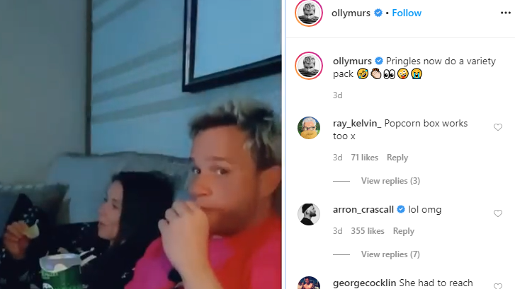 Screengrab from Olly Murs Instagram