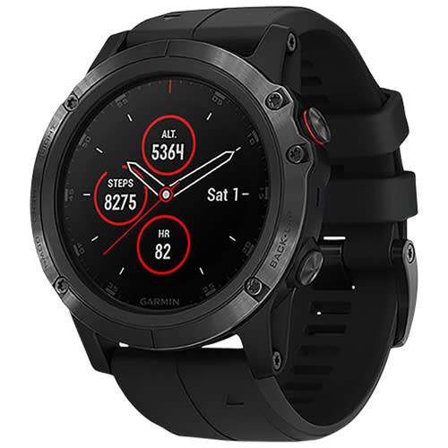 Garmin fenix 5X Plus Sapphire 51mm GPS Watch. Image via Best Buy.