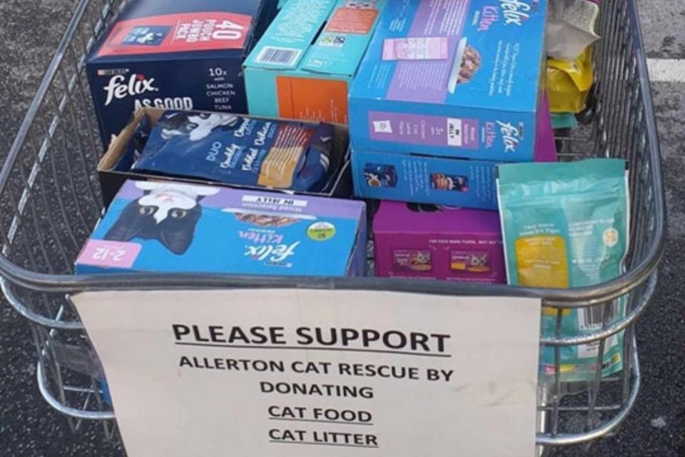 Bradford Telegraph and Argus: Donations to Allerton Cat Rescue