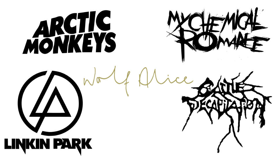 The History Of Rock Band Logos From The 1960s To The Present Day