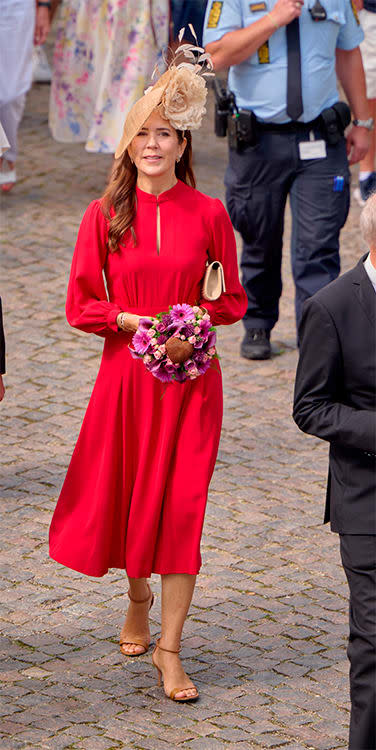 El curioso vestido de gala de Mary de Dinamarca que es, a su vez