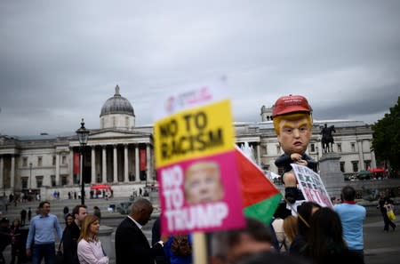 U.S. President Donald Trump visits Britain