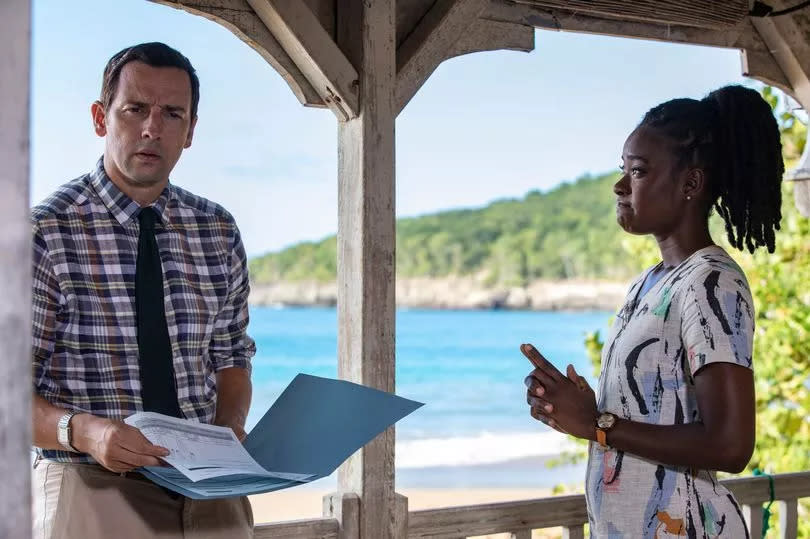 Death in Paradise stars Ralf Little and Shantol Jackson as Neville and Naomi