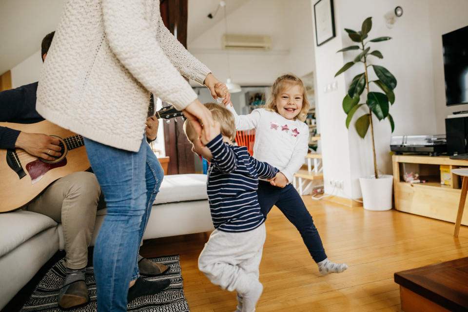 Dancing is a great way to bond with your children. (Getty Images)