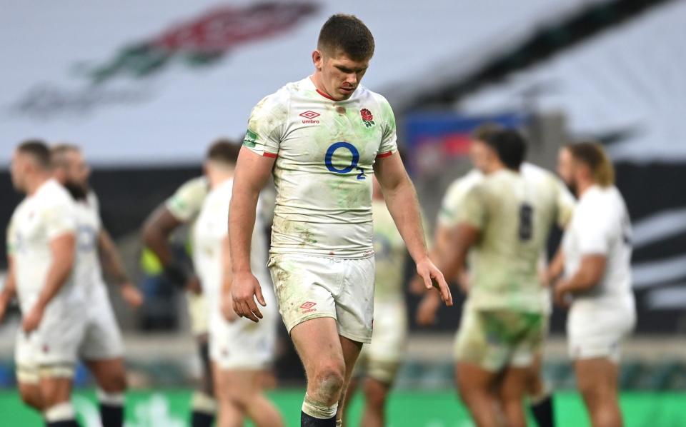 Owen Farrell - Owen Farrell ruled out of Six Nations after suffering 'freak' injury in training - GETTY IMAGES