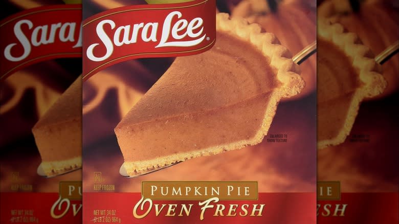 Sara Lee pumpkin pie
