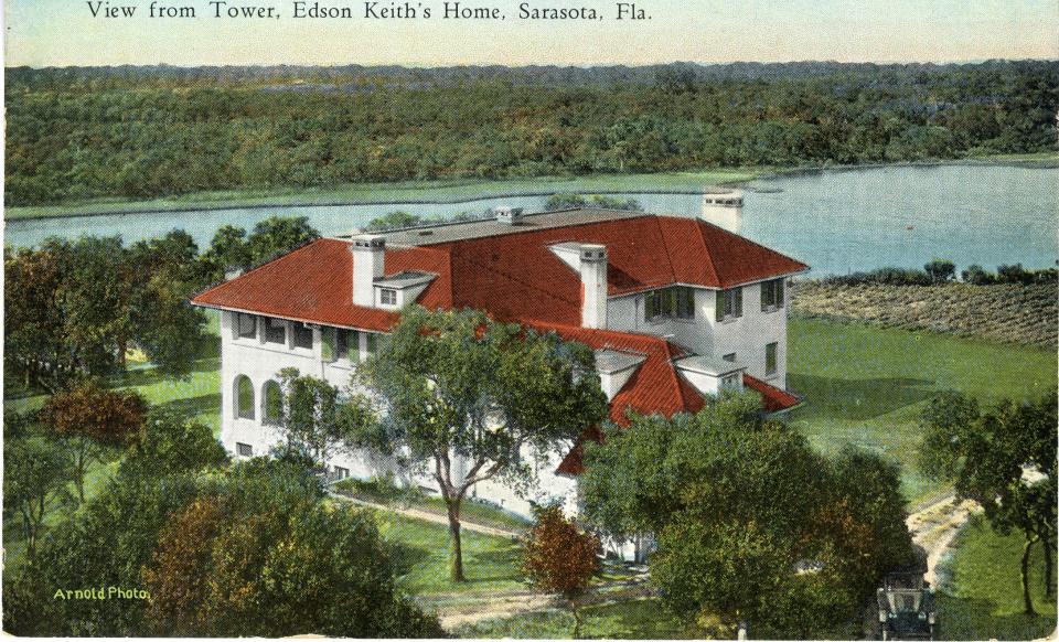 The Edson Keith mansion on Phillippi Creek was constructed in 1916. Today, the property is Sarasota County’s Phillipi Estate Park.