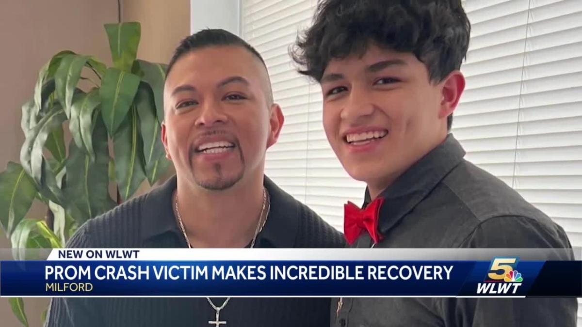 Prom crash victim makes incredible recovery [Video]