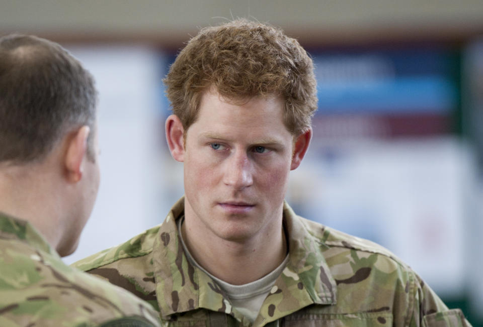 Prince Harry, As Honorary Air Commandant, Visits Royal Air Force Honington Where He Met Raf Personnel And Inspected Some Military Hardware.