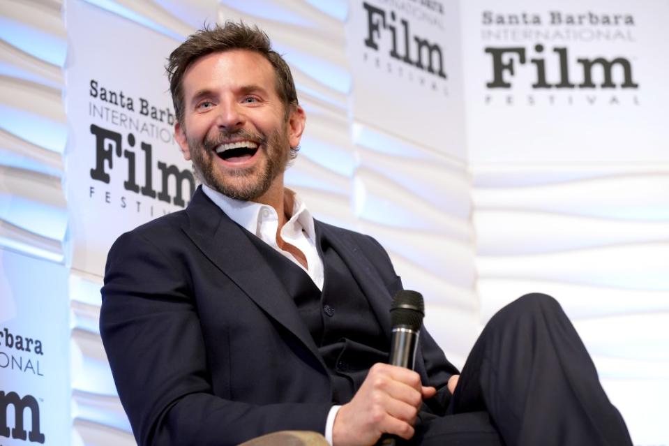 Cooper speaks onstage during the Outstanding Performer of the Year Award ceremony during the 39th Annual Santa Barbara International Film Festival on Feb. 8. Getty Images for SBIFF