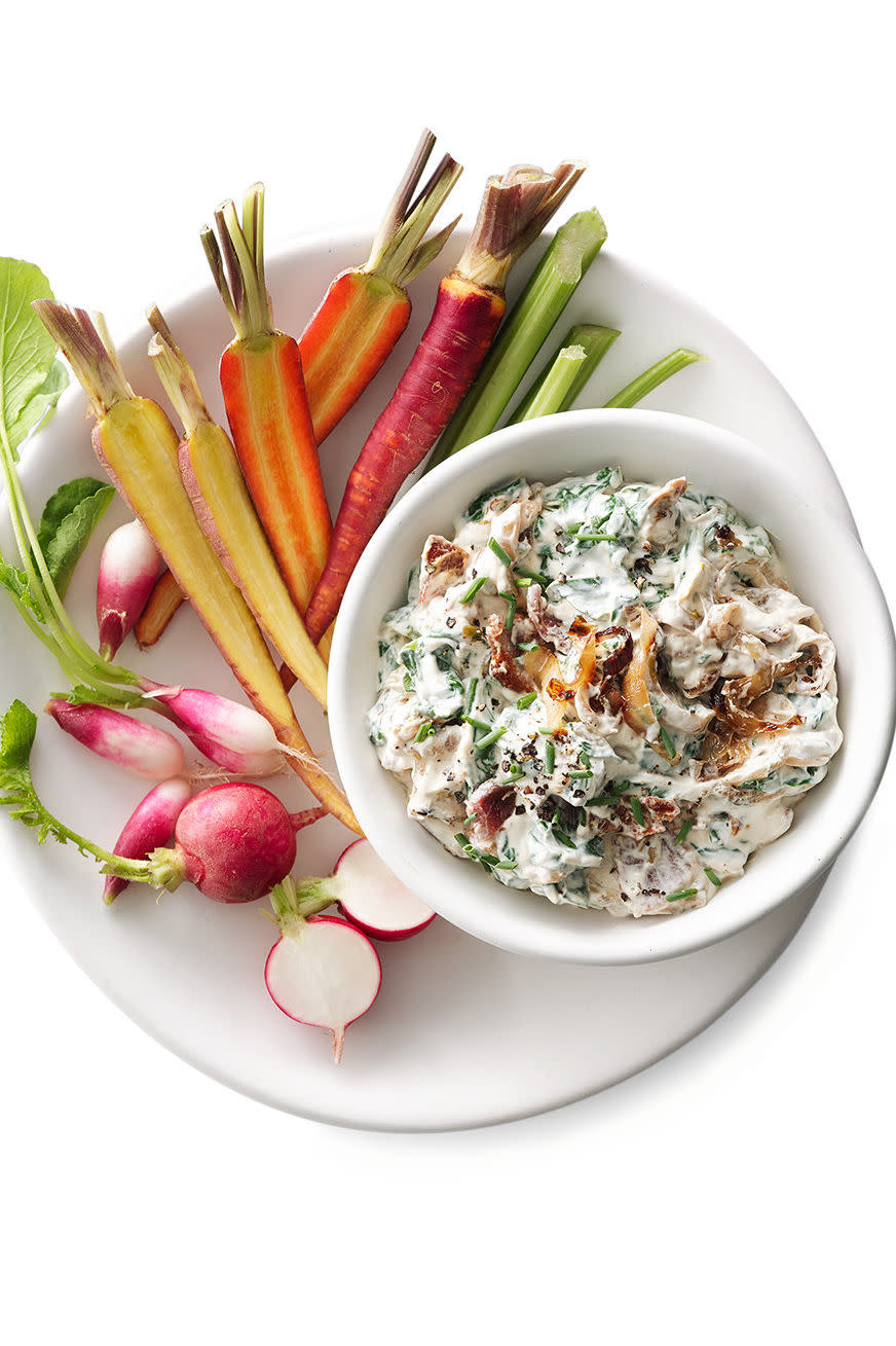 Caramelized Endive and Bacon Dip