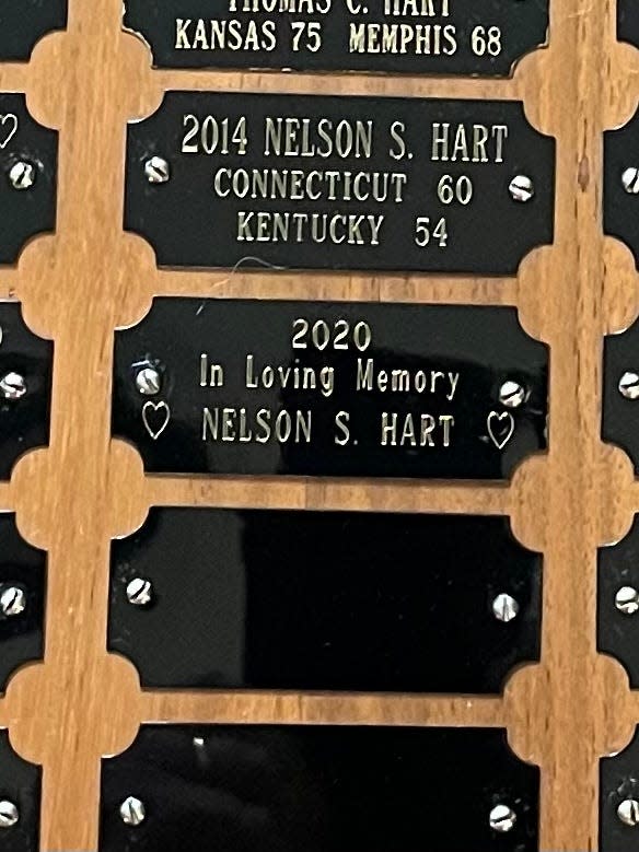 The year after Nelson Hart died, the tournament was cancelled due to the COVID-19 pandemic. The family used that year to honor the man who started their family basketball tradition.