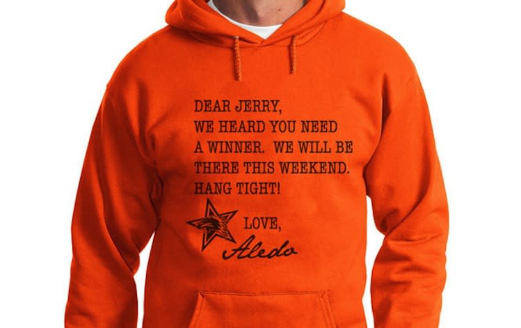 How many Aledo fans will be wearing this sweatshirt at the team's Texas state title game this weekend? -- MerchHaus.com