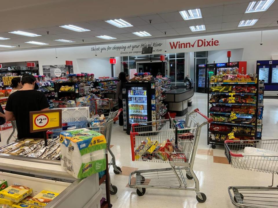 Winn-Dixie at 1155 Northwest 11th Street, Miami, on the morning of March 17, 2020.