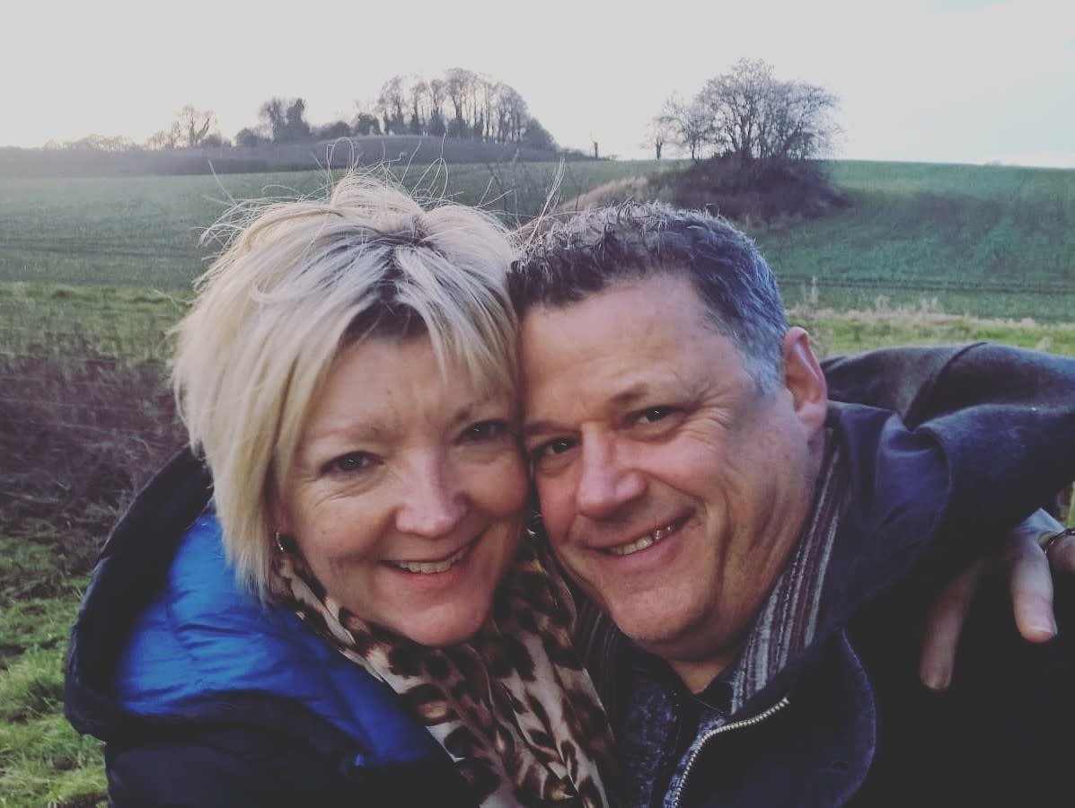 Teresa Holmes awoke from a coma to find out her husband Michael had died from his injuries after the couple were trampled by a herd of cows. (PA) 