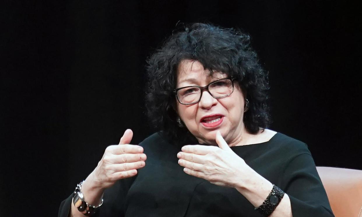 <span>US supreme court justice Sonia Sotomayor in 2022.</span><span>Photograph: Bill Greenblatt/UPI/REX/Shutterstock</span>