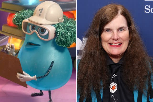 <p>Walt Disney Studios Motion Pictures; Mark Von Holden/Variety via Getty</p> Forgetter Paula in 'Inside Out 2'; Paula Poundstone