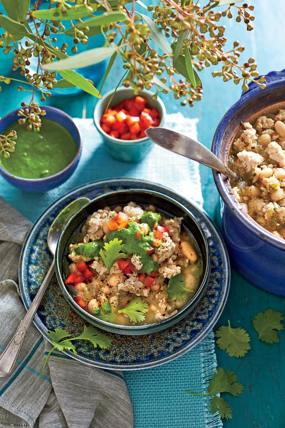 Slow-Cooker Turkey Chili with Quinoa