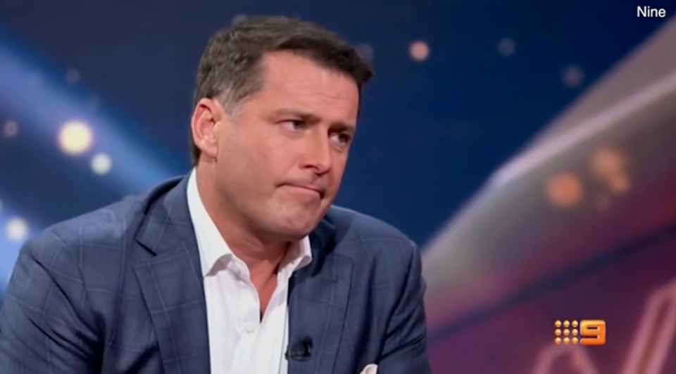 Karl Stefanovic has teared up in a trailer for his new show. Photo: Channel Nine