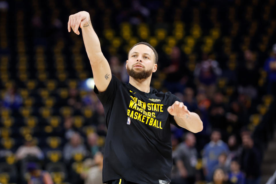 金州勇士球星Stephen Curry。（NBA Photo by Lachlan Cunningham/Getty Images）