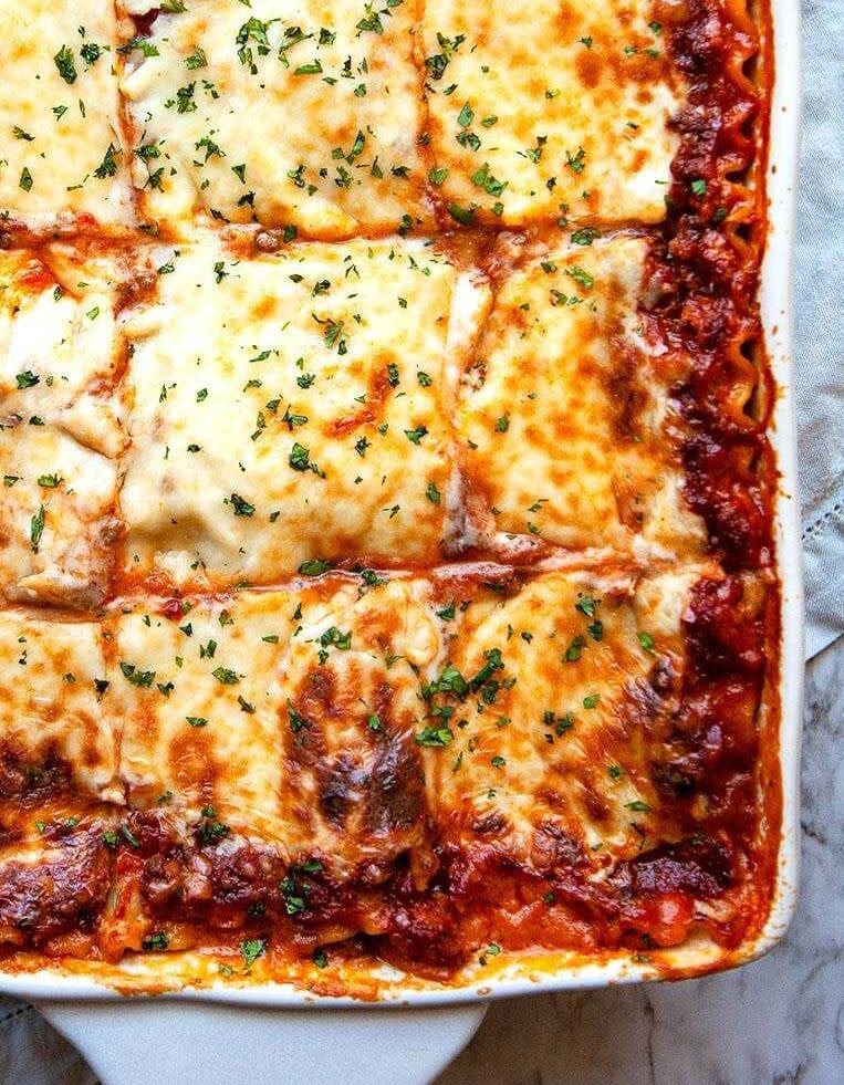 Lasagnes à la bolognaise