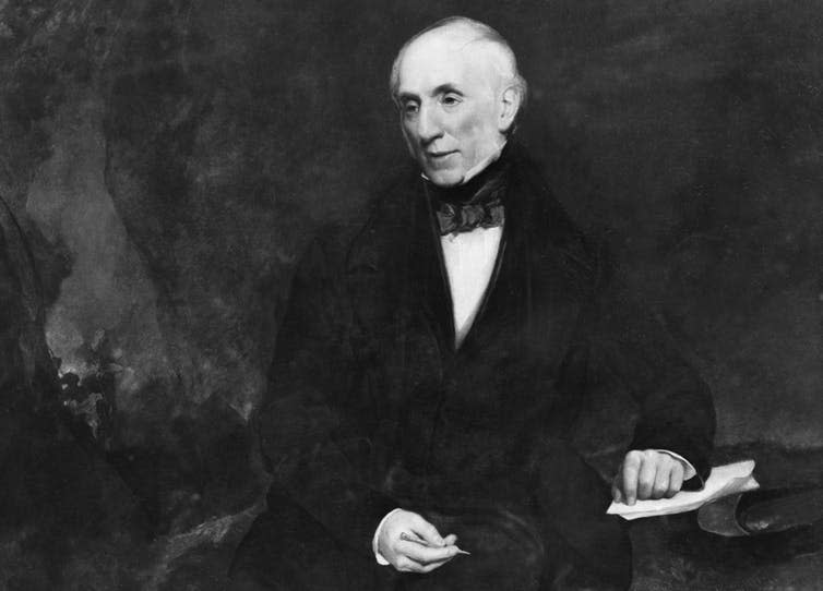 <span class="caption">Wordsworth painted by Henry William Pickersgill.</span> <span class="attribution"><a class="link " href="https://www.shutterstock.com/image-illustration/william-wordsworth-17701850-english-poet-1845-239399854" rel="nofollow noopener" target="_blank" data-ylk="slk:Everett Historical/Shutterstock;elm:context_link;itc:0;sec:content-canvas">Everett Historical/Shutterstock</a></span>