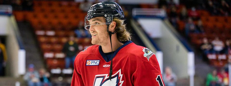 Brenden Miller returns to the K-Wings after spending just 21 games with the team last year.