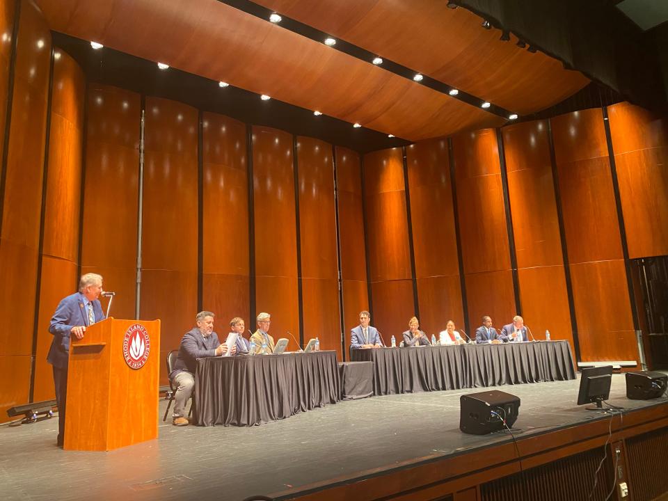 Candidates take the state during the candidate forum on August 22nd