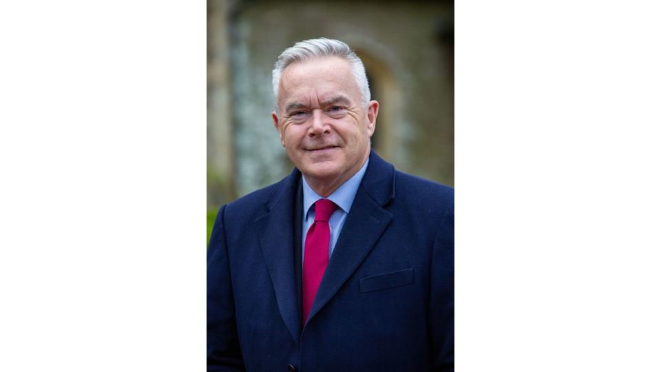 BBC News reader Huw Edwards. Mr Edwards was at West Newton village hall in Norfolk where he was due to speak at a WI meeting with the Queen, but the Queen pulled out at the last minute due to 