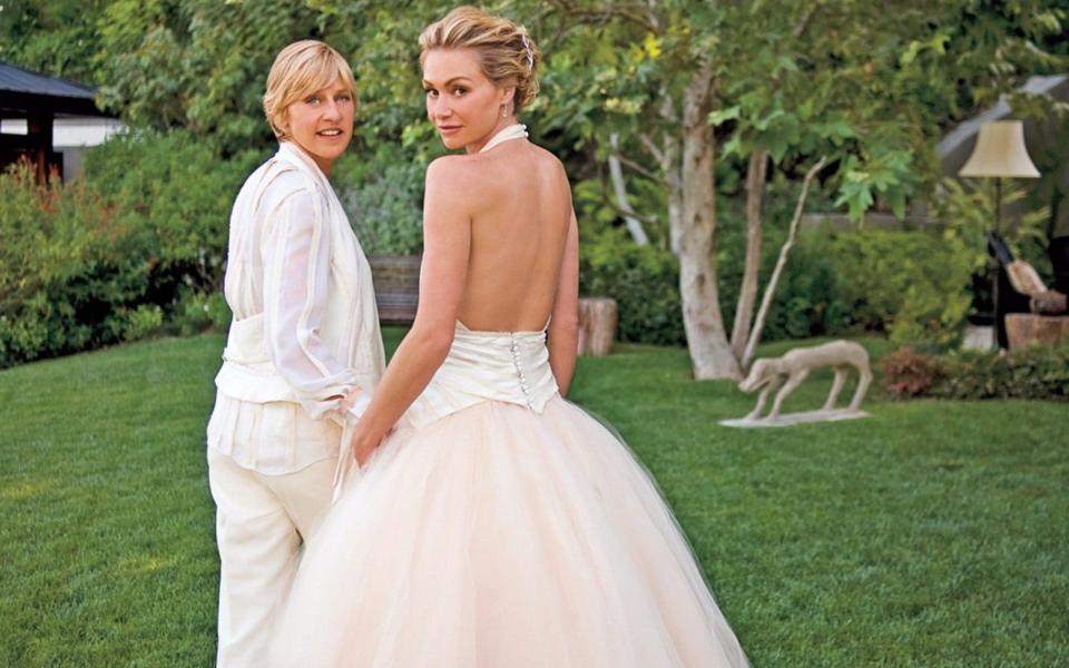 Trailblazers: Ellen and her wife Portia de Rossi - Getty