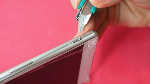 Sony Xperia Z3+ 彩色包膜+康寧玻璃保護貼