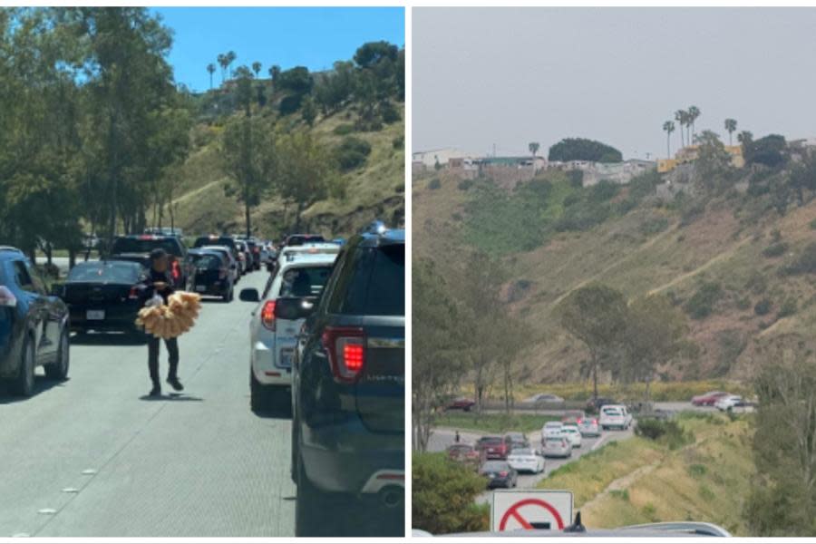 Culpan a vendedores ambulantes del tráfico de Cañón del Matadero hacia Playas de Tijuana