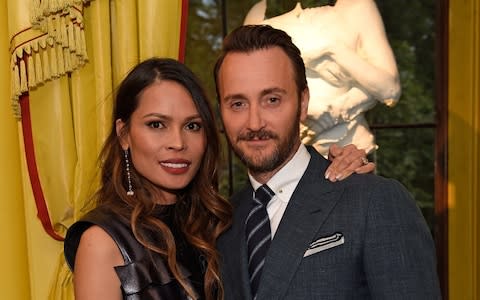 Jason Atherton with Irha, his wife and manager - Credit:  David M. Benett/Getty Images Europe