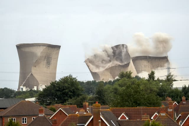 Didcot power station demolition